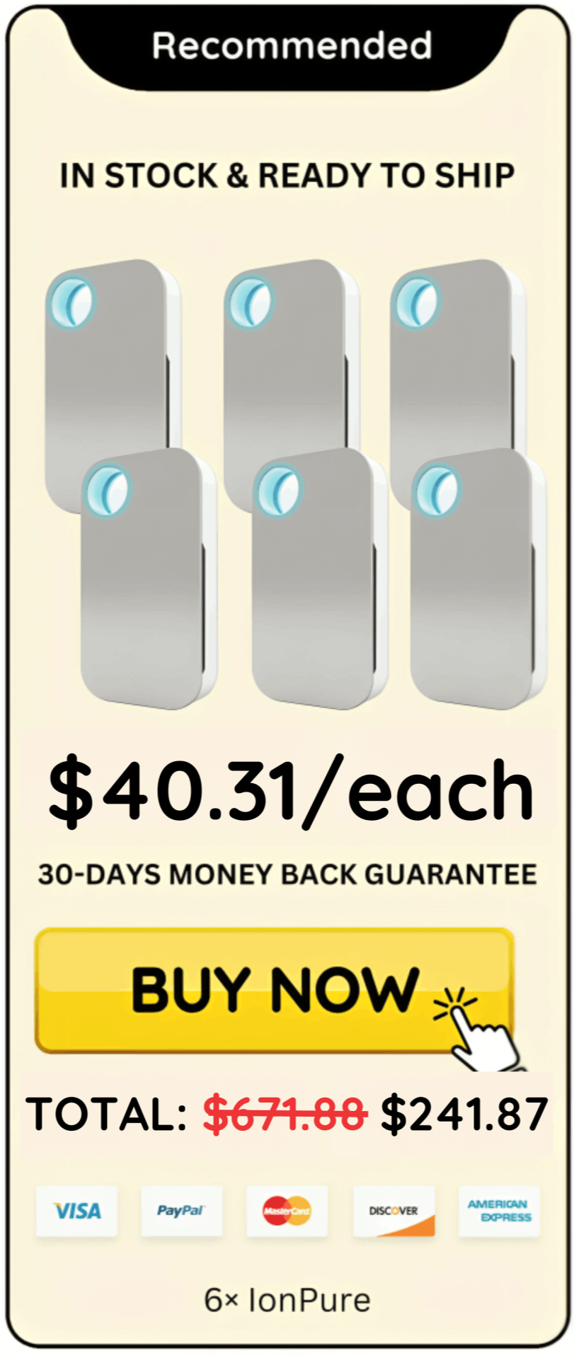 Ion Pure offer price